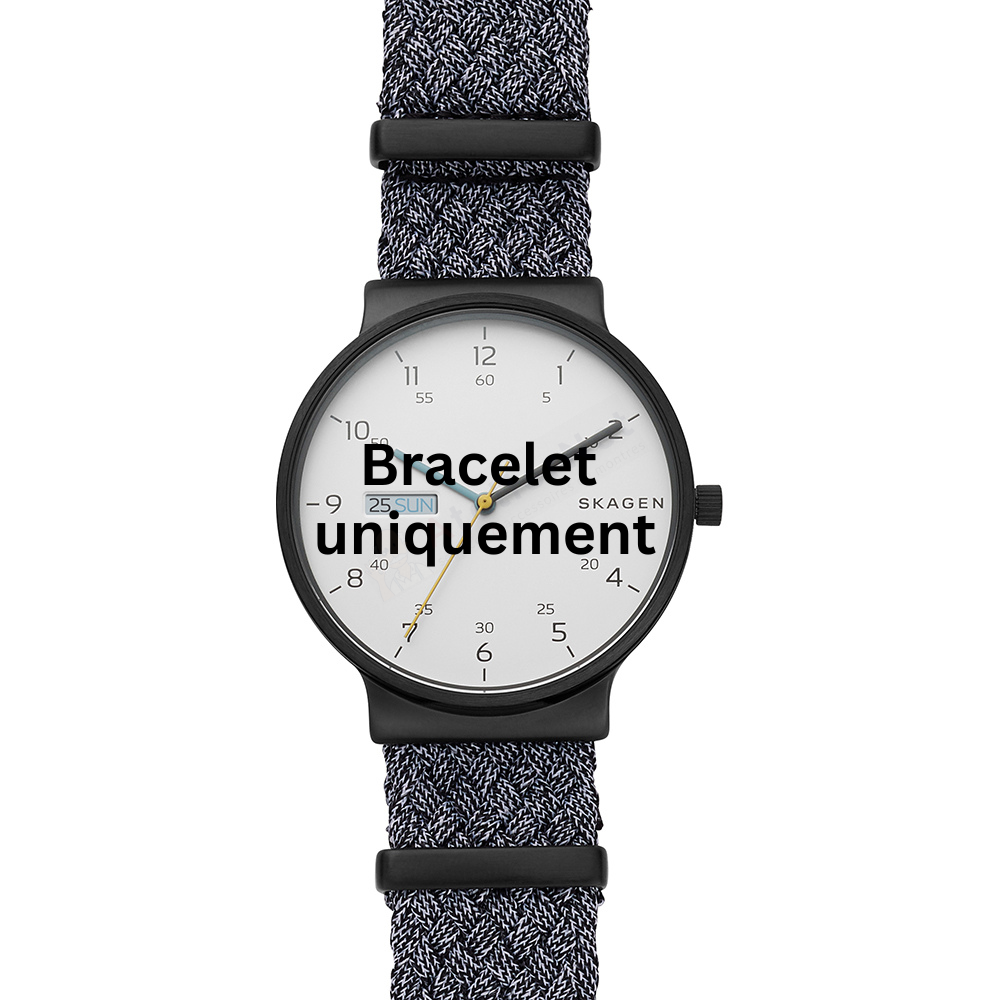 Bracelet textile grey Skagen - ANCHER / SKW6454-Bracelets de montres-AtelierNet