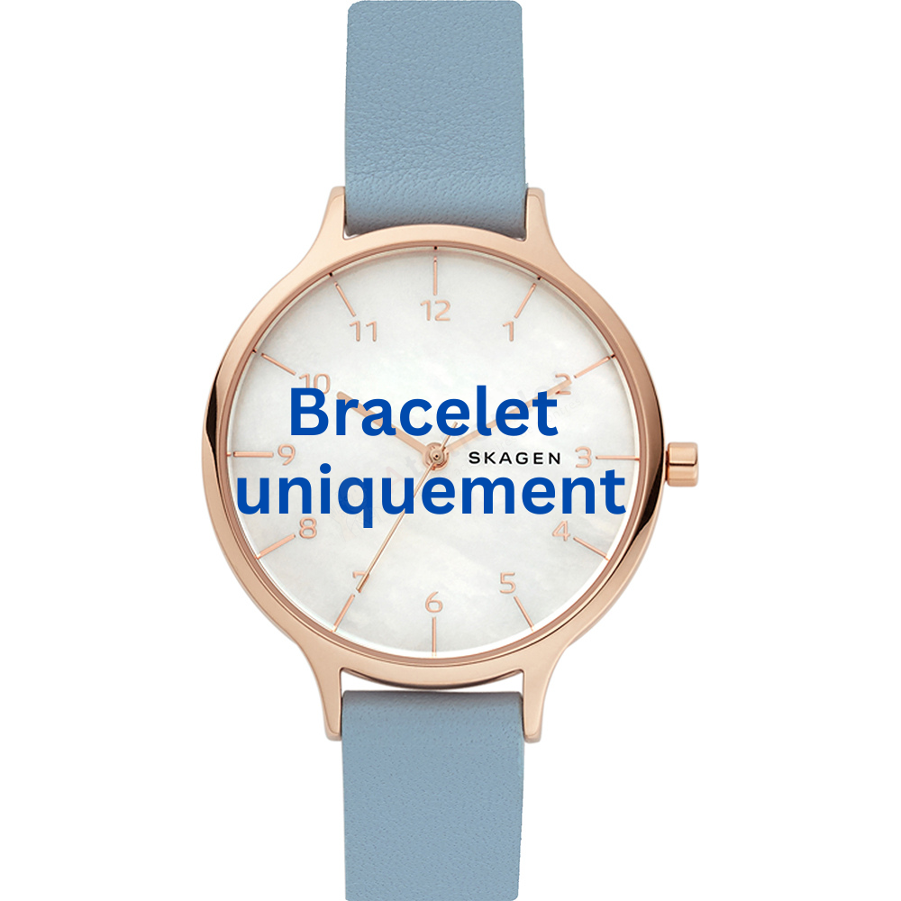 Bracelet leather blue Skagen - ANITA / SKW2703-Bracelets de montres-AtelierNet