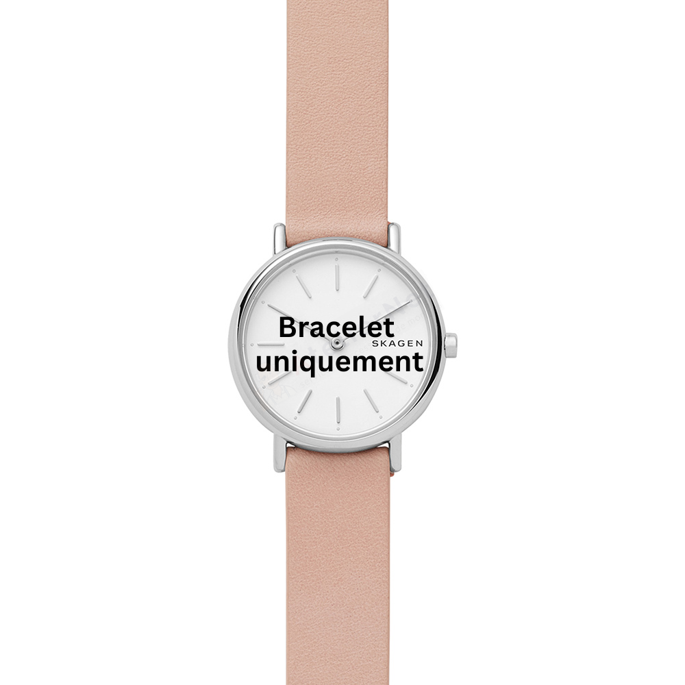 Bracelet cuir rose Skagen - SIGNATUR / SKW2695 - SKW2690 - SKW2839-Bracelet de montre-AtelierNet