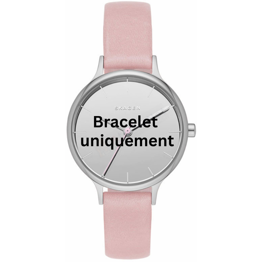 Bracelet cuir rose Skagen - ANITA / SKW2411-Bracelet de montre-AtelierNet