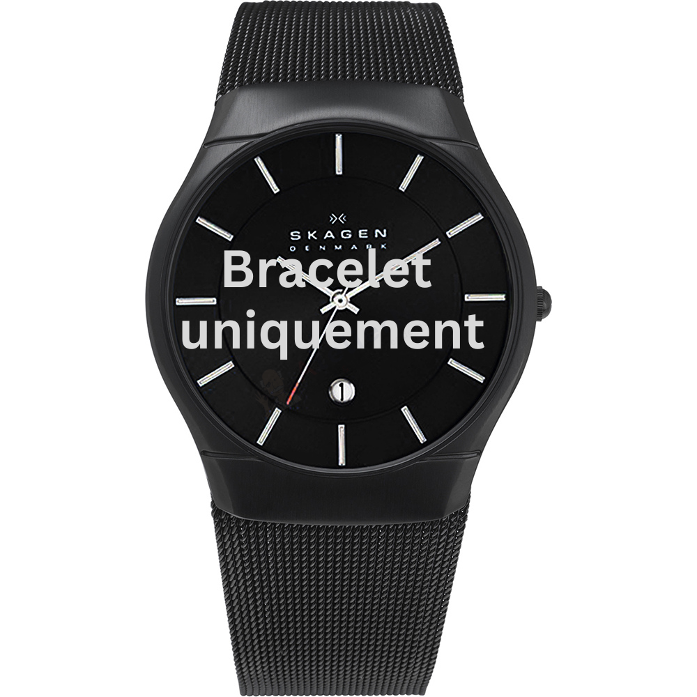 Bracelet titane noir Skagen - MATTHIES / 956XLTBB-Bracelet de montre-AtelierNet