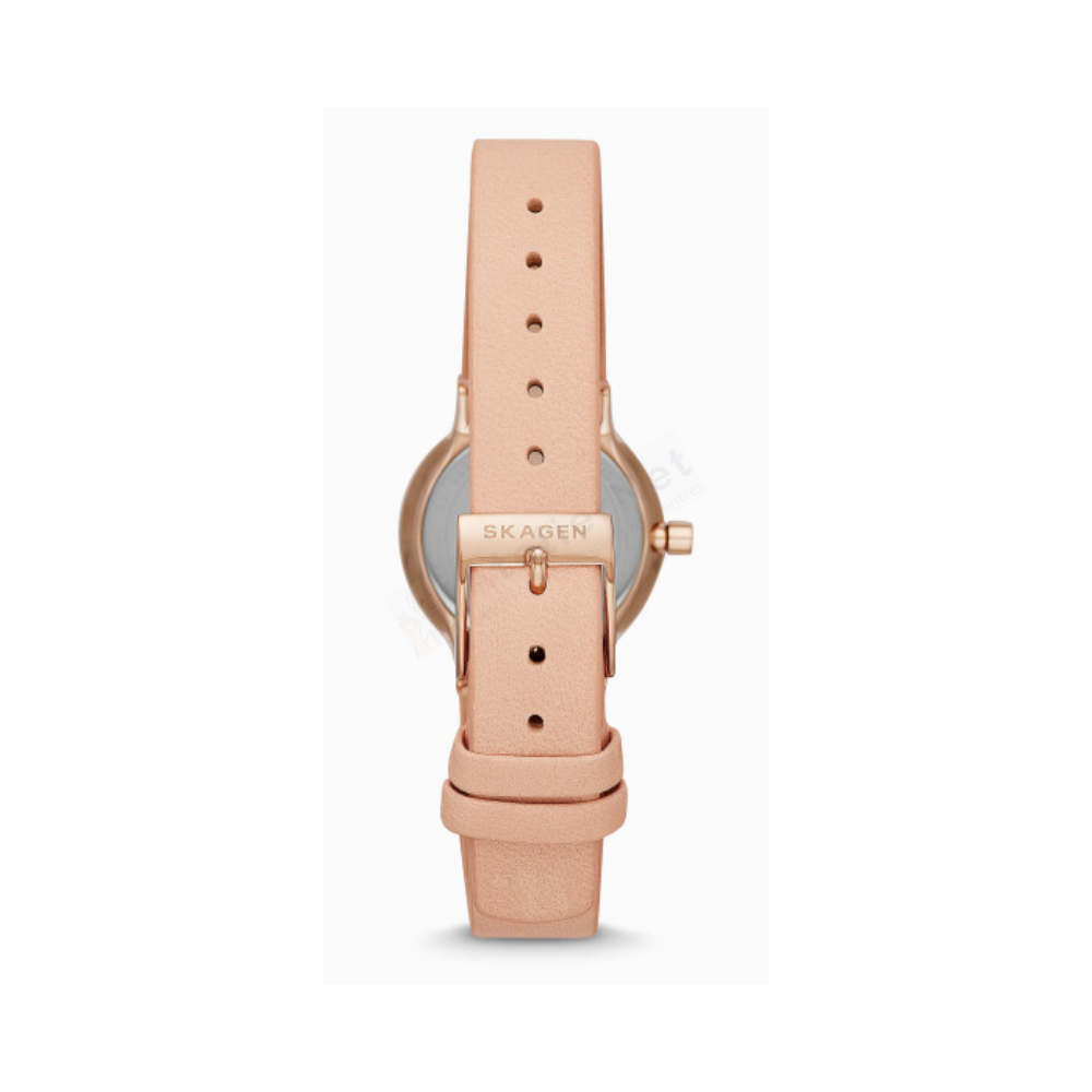 Bracelet cuir rose Skagen - FREJA / SKW1113-Bracelet de montre-AtelierNet