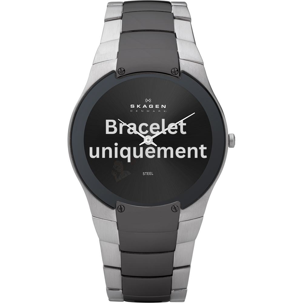 Bracelet métal argent Skagen - RAZOR XLARGE / 861XLSMXM-Bracelet de montre-AtelierNet