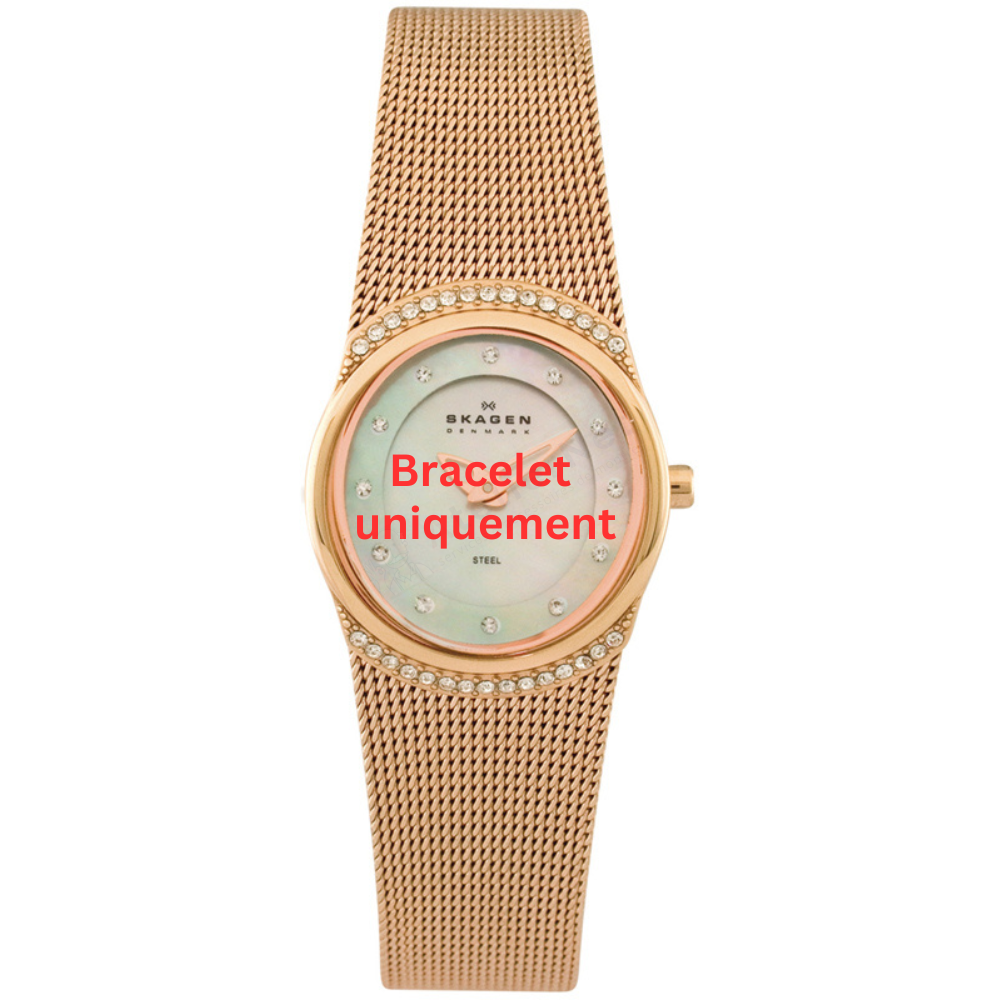 Bracelet metal rose gold Skagen - 686 XSMALL / 686XSRR-Bracelets de montres-AtelierNet