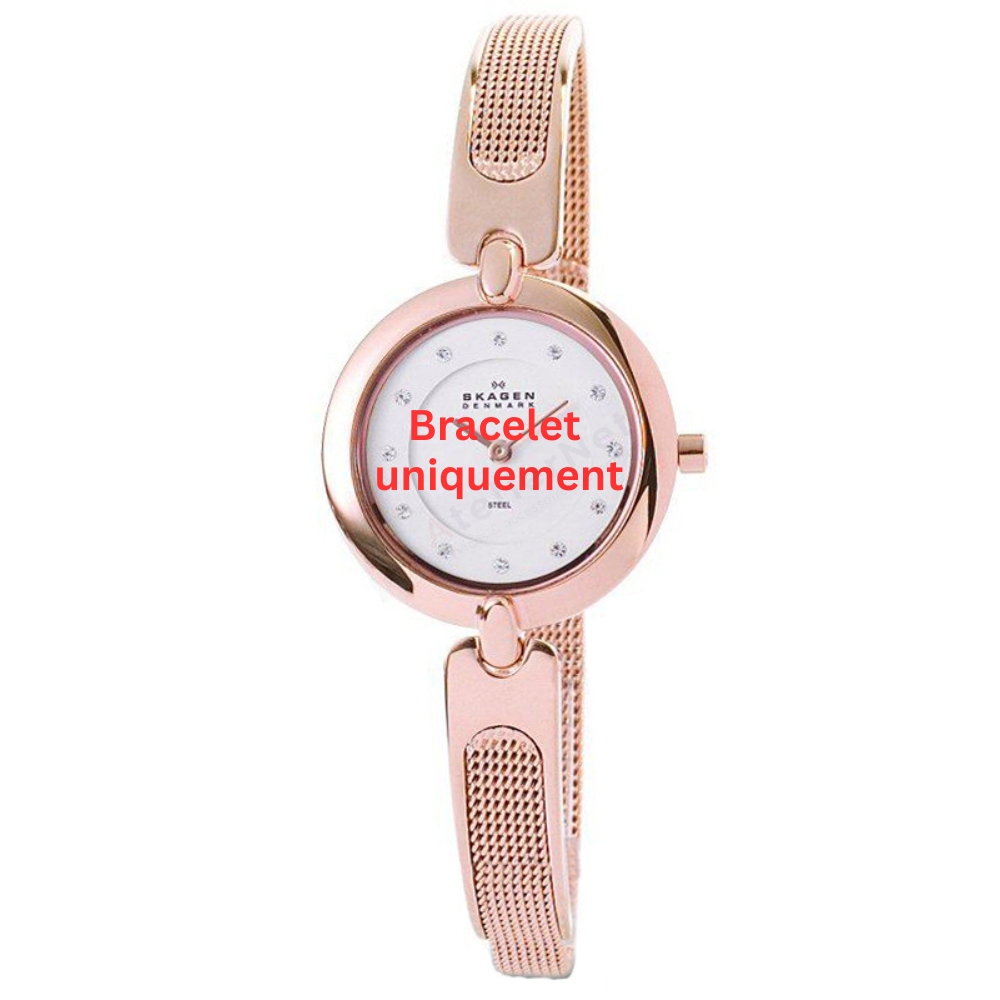 Bracelet métal or rose Skagen - 354 SMALL / 354SRR-Bracelet de montre-AtelierNet