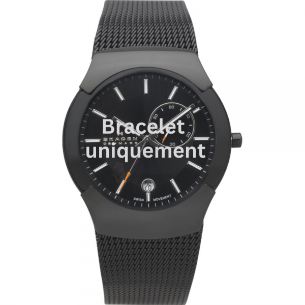 Bracelet metal black Skagen - 983 XLARGE / 983XLBB-Bracelets de montres-AtelierNet